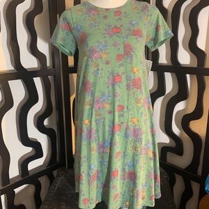 LulaRoe Carley Floral Print Dress